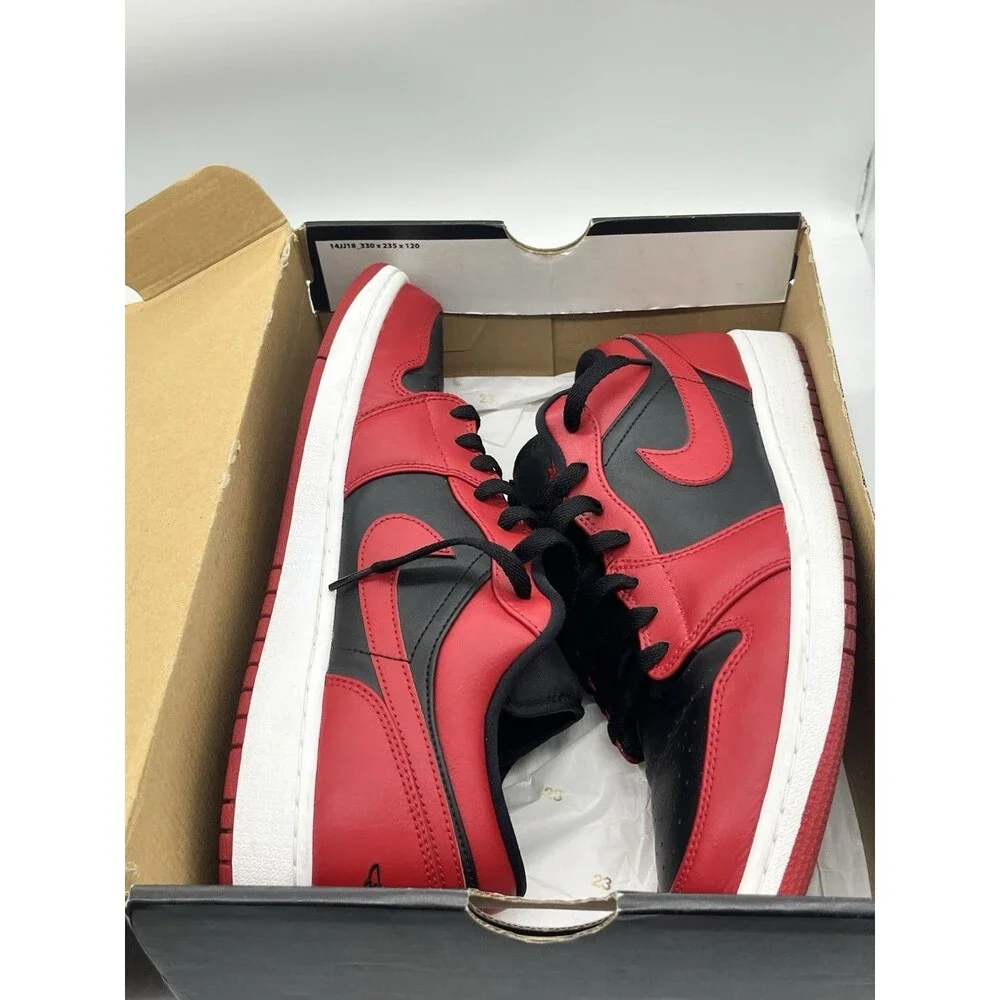 Air Jordan 1 Low Reverse Bred Size 12 With OG Box Authentic